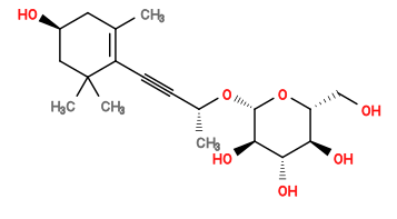 CC1=C(C#C[C@@H](C)O[C@@H]2O[C@H](CO)[C@@H](O)[C@H](O)[C@H]2O)C(C)(C)C[C@@H](O)C1