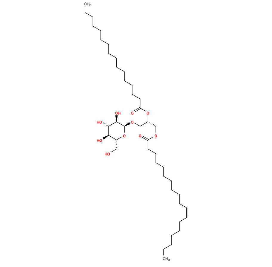 CCCCCC/C=C\CCCCCCCCCC(=O)OC[C@H](CO[C@H]1O[C@H](CO)[C@@H](O)[C@H](O)[C@H]1O)OC(=O)CCCCCCCCCCCCCCC