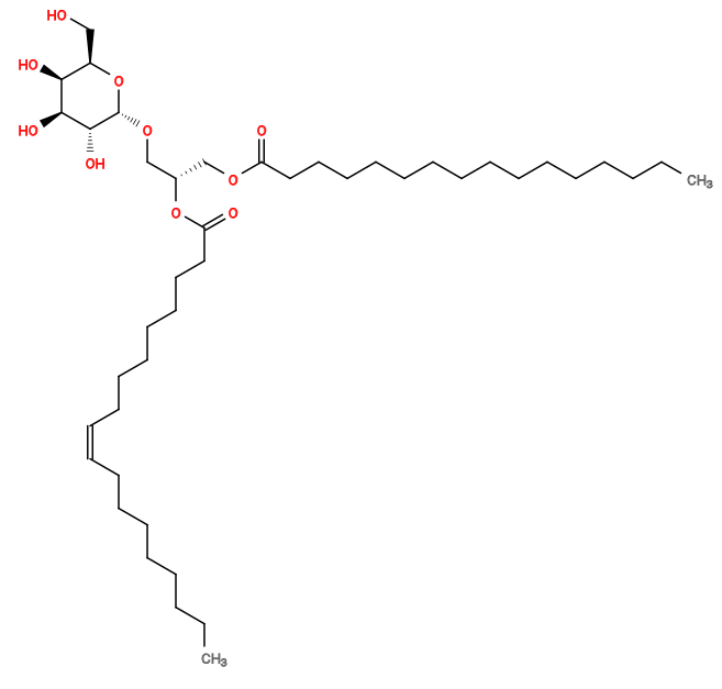 CCCCCCCC/C=C\CCCCCCCC(=O)O[C@@H](COC(=O)CCCCCCCCCCCCCCC)CO[C@H]1O[C@H](CO)[C@H](O)[C@H](O)[C@H]1O