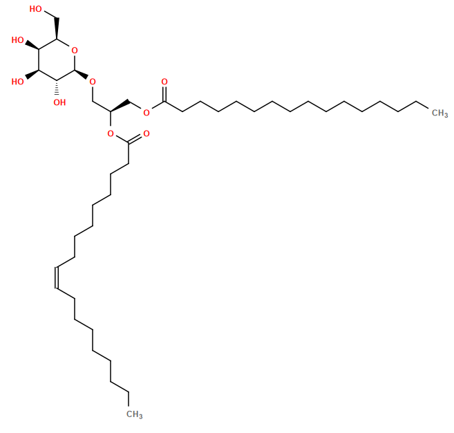 CCCCCCCC/C=C\CCCCCCCC(=O)O[C@H](COC(=O)CCCCCCCCCCCCCCC)CO[C@@H]1O[C@H](CO)[C@H](O)[C@H](O)[C@H]1O