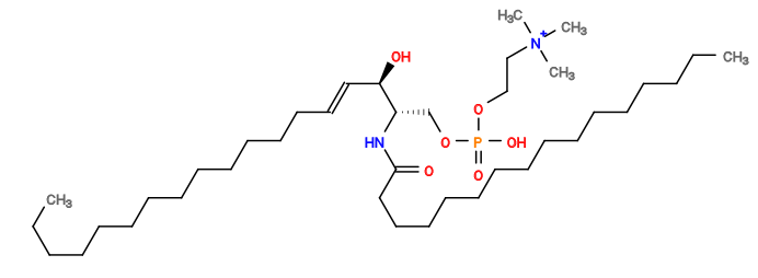 CCCCCCCCCCCCC/C=C/[C@@H](O)[C@H](COP(=O)(O)OCC[N+](C)(C)C)NC(=O)CCCCCCCCCCCCCCC