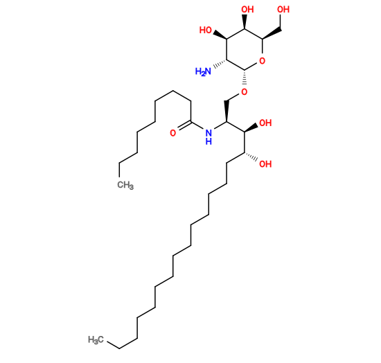 CCCCCCCCCCCCCC[C@@H](O)[C@H](O)[C@H](CO[C@H]1O[C@H](CO)[C@H](O)[C@H](O)[C@H]1N)NC(=O)CCCCCCCC