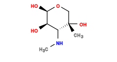 CN[C@@H]1[C@@H](O)[C@@H](O)OC[C@]1(C)O
