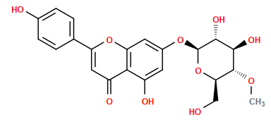 CO[C@@H]1[C@@H](CO)O[C@@H](Oc2cc(O)c3c(=O)cc(-c4ccc(O)cc4)oc3c2)[C@H](O)[C@H]1O