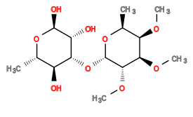 CO[C@@H]1[C@H](O[C@@H]2[C@@H](O)[C@H](C)O[C@@H](O)[C@@H]2O)O[C@@H](C)[C@@H](OC)[C@H]1OC