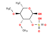 CO[C@H]1[C@H](C)O[C@@H](O)[C@H](OS(=O)(=O)O)[C@@H]1OC