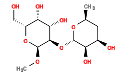 CO[C@H]1O[C@H](CO)[C@H](O)[C@H](O)[C@H]1O[C@@H]1O[C@@H](C)C[C@@H](O)[C@H]1O