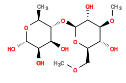 COC[C@H]1O[C@@H](O[C@H]2[C@H](C)O[C@@H](O)[C@H](O)[C@@H]2O)[C@H](O)[C@@H](OC)[C@@H]1O