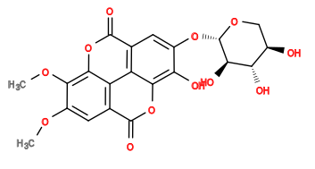COc1cc2c(=O)oc3c(O)c(O[C@@H]4OC[C@@H](O)[C@H](O)[C@H]4O)cc4c(=O)oc(c1OC)c2c34