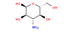 N[C@@H]1[C@@H](O)[C@@H](O)O[C@H](CO)[C@H]1O