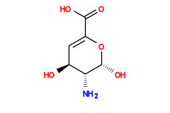 N[C@@H]1[C@@H](O)C=C(C(=O)O)O[C@@H]1O