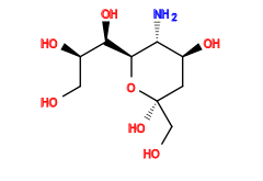 N[C@@H]1[C@@H](O)C[C@@](O)(CO)O[C@H]1[C@H](O)[C@H](O)CO