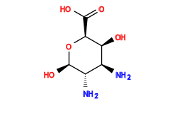 N[C@@H]1[C@@H](O)O[C@@H](C(=O)O)[C@@H](O)[C@H]1N