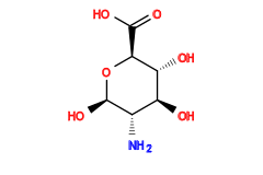 N[C@@H]1[C@@H](O)O[C@@H](C(=O)O)[C@H](O)[C@H]1O