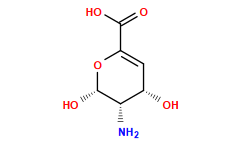 N[C@@H]1[C@H](O)OC(C(=O)O)=C[C@@H]1O
