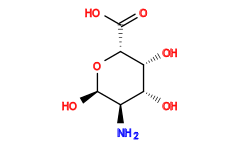 N[C@H]1[C@@H](O)O[C@H](C(=O)O)[C@H](O)[C@@H]1O