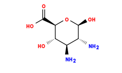 N[C@H]1[C@H](O)[C@@H](C(=O)O)O[C@@H](O)[C@@H]1N