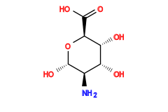 N[C@H]1[C@H](O)O[C@@H](C(=O)O)[C@H](O)[C@@H]1O