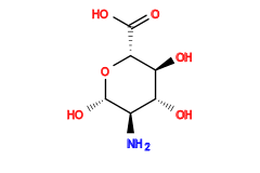 N[C@H]1[C@H](O)O[C@H](C(=O)O)[C@@H](O)[C@@H]1O