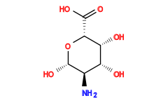 N[C@H]1[C@H](O)O[C@H](C(=O)O)[C@H](O)[C@@H]1O