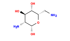 NC[C@@H]1O[C@H](O)[C@H](N)[C@@H](O)[C@@H]1O
