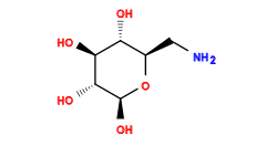 NC[C@H]1O[C@@H](O)[C@H](O)[C@@H](O)[C@@H]1O