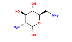 NC[C@H]1O[C@H](O)[C@H](N)[C@@H](O)[C@@H]1O