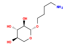 NCCCCO[C@@H]1OC[C@@H](O)[C@H](O)[C@H]1O