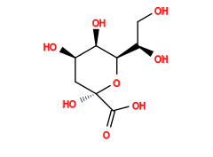 O=C(O)[C@@]1(O)C[C@@H](O)[C@@H](O)[C@@H]([C@H](O)CO)O1