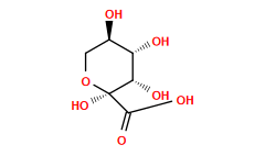 O=C(O)[C@@]1(O)OC[C@@H](O)[C@H](O)[C@@H]1O