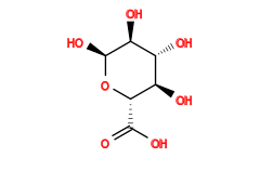 O=C(O)[C@@H]1O[C@@H](O)[C@@H](O)[C@H](O)[C@H]1O
