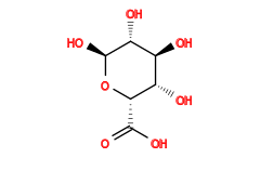 O=C(O)[C@@H]1O[C@@H](O)[C@H](O)[C@@H](O)[C@@H]1O