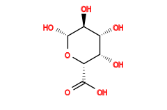 O=C(O)[C@@H]1O[C@H](O)[C@@H](O)[C@H](O)[C@@H]1O