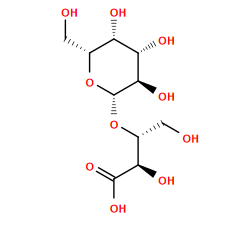 O=C(O)[C@H](O)[C@@H](CO)O[C@@H]1O[C@H](CO)[C@H](O)[C@H](O)[C@H]1O
