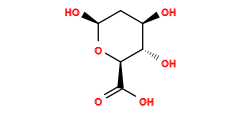 O=C(O)[C@H]1O[C@@H](O)C[C@@H](O)[C@@H]1O