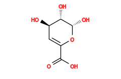 O=C(O)C1=C[C@@H](O)[C@H](O)[C@H](O)O1