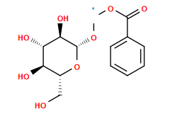 O=C(O[1*]O[C@@H]1O[C@H](CO)[C@@H](O)[C@H](O)[C@H]1O)c1ccccc1