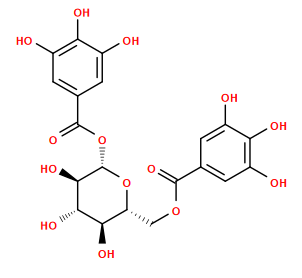 O=C(OC[C@H]1O[C@@H](OC(=O)c2cc(O)c(O)c(O)c2)[C@H](O)[C@@H](O)[C@@H]1O)c1cc(O)c(O)c(O)c1