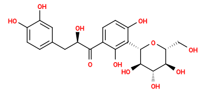 O=C(c1ccc(O)c([C@@H]2O[C@H](CO)[C@@H](O)[C@H](O)[C@H]2O)c1O)[C@H](O)Cc1ccc(O)c(O)c1