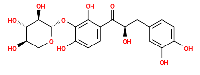 O=C(c1ccc(O)c(O[C@@H]2OC[C@@H](O)[C@H](O)[C@H]2O)c1O)[C@H](O)Cc1ccc(O)c(O)c1