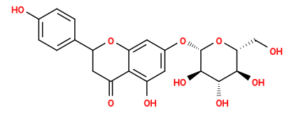 O=C1CC(c2ccc(O)cc2)Oc2cc(O[C@@H]3O[C@H](CO)[C@@H](O)[C@H](O)[C@H]3O)cc(O)c21