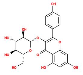 O=c1c(O[C@@H]2O[C@H](CO)[C@@H](O)[C@H](O)[C@H]2O)c(-c2ccc(O)cc2)oc2cc(O)cc(O)c12