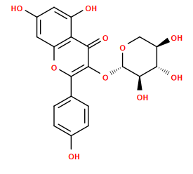 O=c1c(O[C@@H]2OC[C@@H](O)[C@H](O)[C@H]2O)c(-c2ccc(O)cc2)oc2cc(O)cc(O)c12