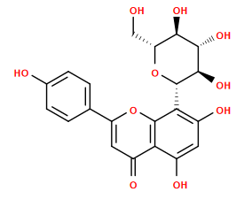 O=c1cc(-c2ccc(O)cc2)oc2c([C@@H]3O[C@H](CO)[C@@H](O)[C@H](O)[C@H]3O)c(O)cc(O)c12