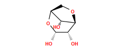 O[C@H]1[C@@H]2OC[C@H](O[C@H]1O)[C@H]2O