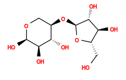 OC[C@@H]1O[C@@H](O[C@@H]2CO[C@H](O)[C@H](O)[C@H]2O)[C@H](O)[C@H]1O