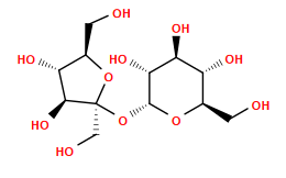 OC[C@H]1O[C@@](CO)(O[C@H]2O[C@H](CO)[C@@H](O)[C@H](O)[C@H]2O)[C@@H](O)[C@@H]1O
