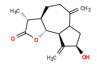 Subst // Subst = SMILES [H][C@@]1(C2C[C@H](C1=C)O)[C@@H]([C@@H]3CCC2=C)OC([C@@H]3C)=O