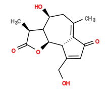 Subst // Subst = SMILES [H][C@@]12C(C(C=C1CO)=O)=C(C[C@@H]([C@@H]3[C@@H]2OC([C@H]3C)=O)O)C
