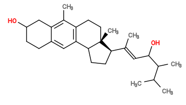 Subst // Subst = SMILES C/C([C@H]1CCC2C3=C(C(C)=C4CC(CCC4=C3)O)CC[C@]12C)=C\C(O)C(C)C(C)C